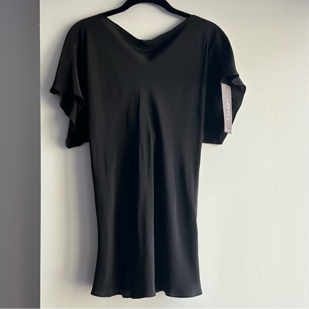 Black Silk Blouse